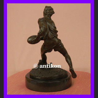 Rugbysta wspaniała rzeźba brąz rugby Rugbysta wspaniała rzeźba brąz rugby