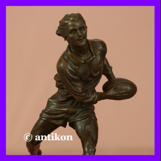 Rugbysta wspaniała rzeźba brąz rugby Rugbysta wspaniała rzeźba brąz rugby