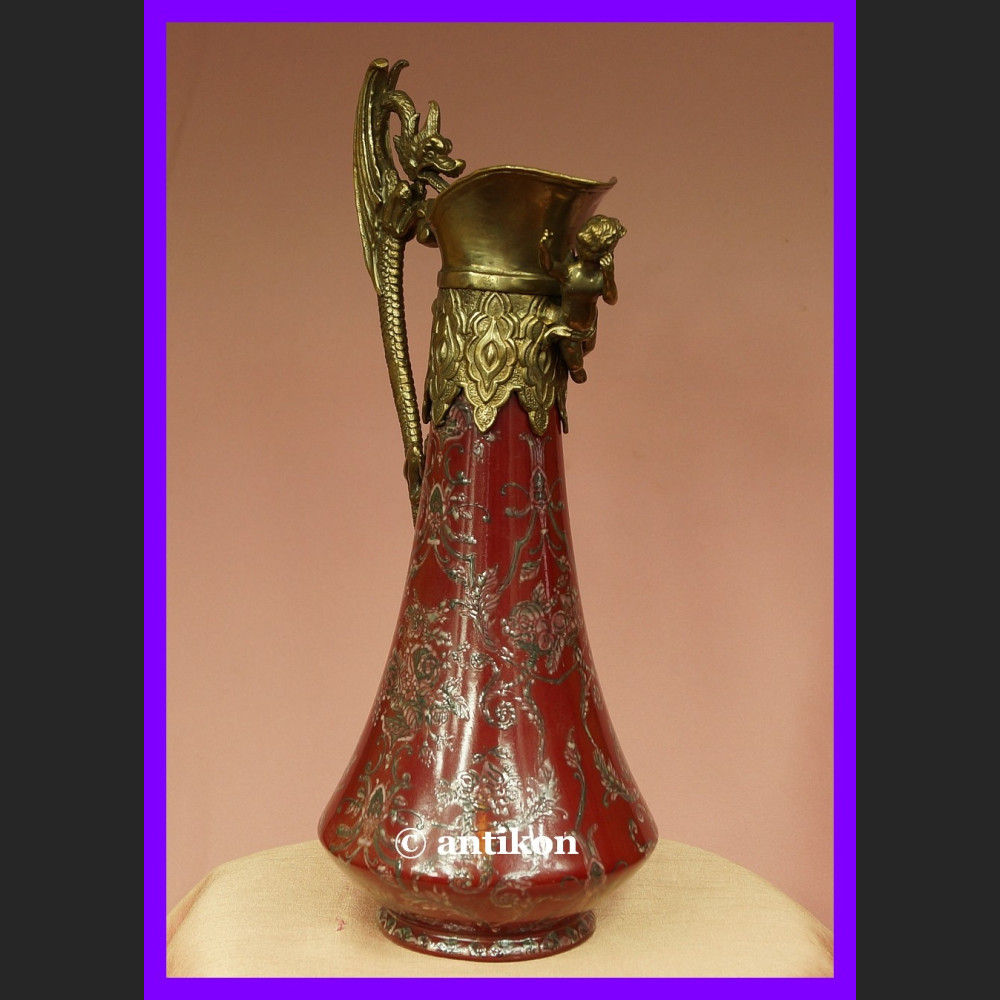 Przepiękny dzban ze smokiem 