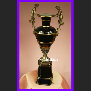 Wysoki wazon elegancki puchar brąz cudna porcelana Wysoki wazon elegancki puchar brąz cudna porcelana