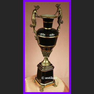 Wysoki wazon elegancki puchar brąz cudna porcelana Wysoki wazon elegancki puchar brąz cudna porcelana