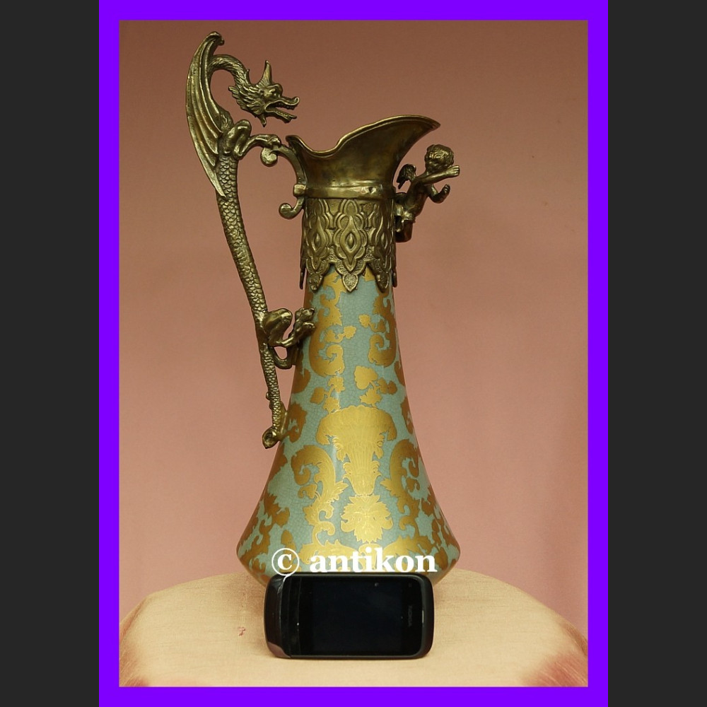 Dzban do napojów porcelana brąz smok Dzban do napojów porcelana brąz smok