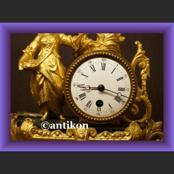 Zegar konsolowy wspaniwały Francja XIX wiek