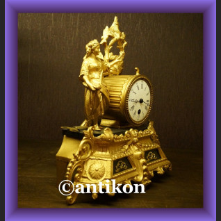 Zegar konsolowy wspaniwały Francja XIX wiek Zegar konsolowy wspaniwały Francja XIX wiek