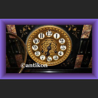Zegar kominkowy napoleon duży piękny z Francji 
