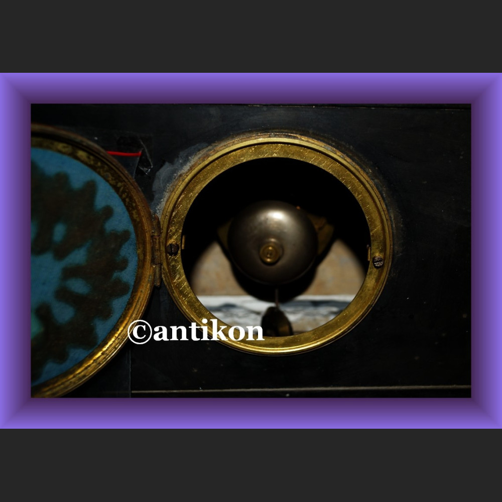 Zegar kominkowy napoleon duży piękny z Francji 