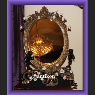 Lustro barokowe piękne na toaletkę cudowne 