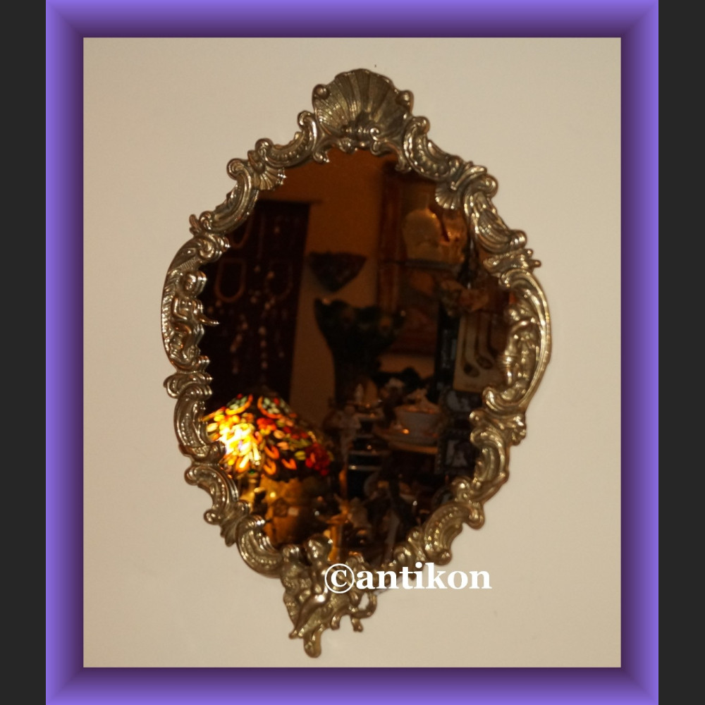 Piękne duże lustro figuralne secesja