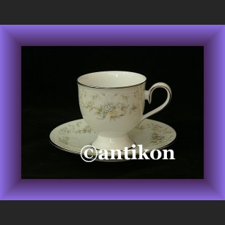 CUDOWNIE PIĘKNY PORCELANOWY GARNITUR PEONIA