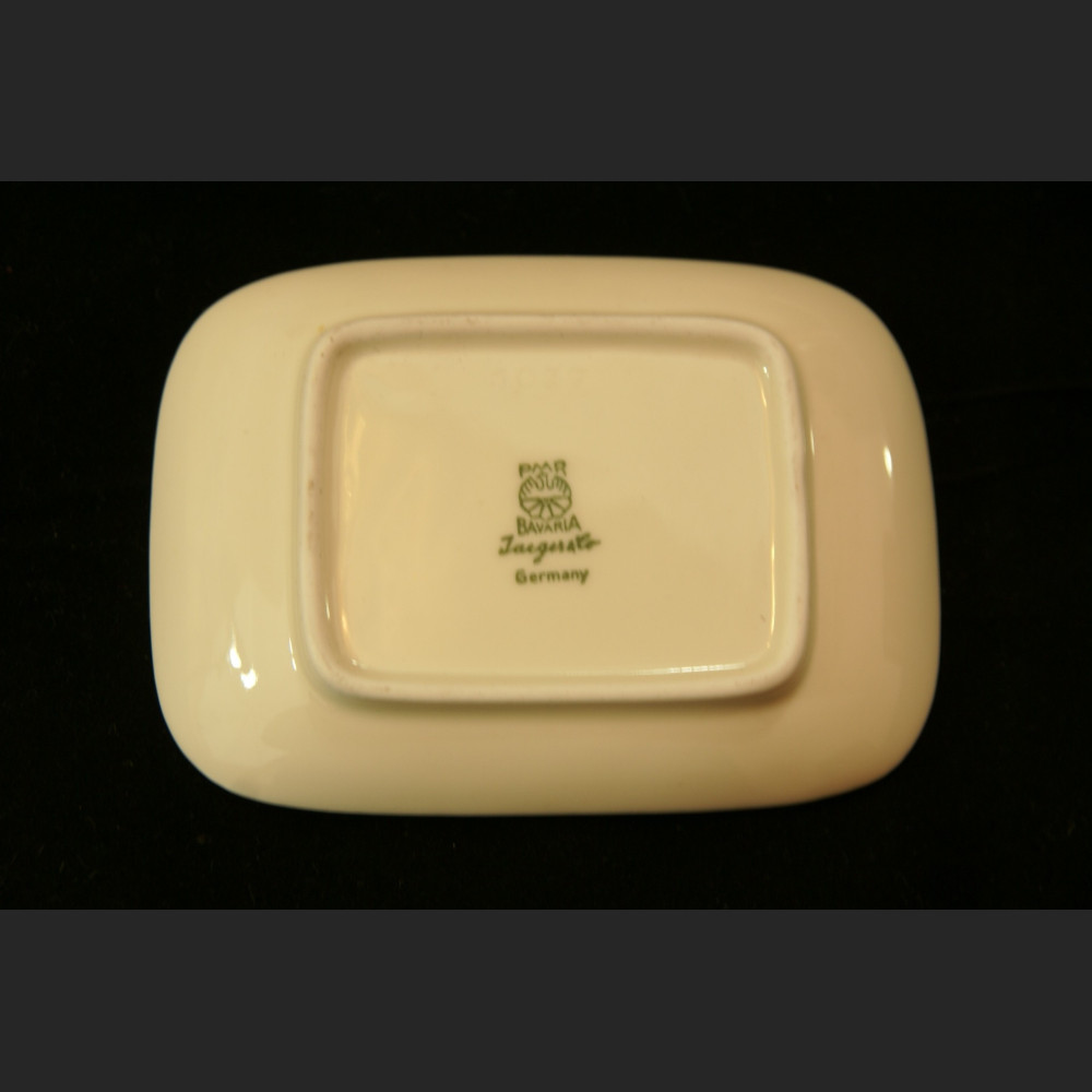 Śliczny stary komplet do konfitur sygnowana porcelana 7 elementów Śliczny stary komplet do konfitur sygnowana porcelana 7 elementów