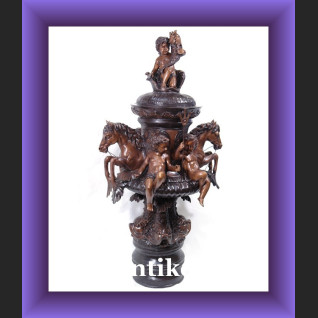 Ogromna figuralna fontanna z brązu do ogrodu