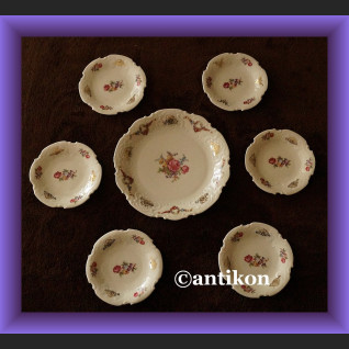 PIĘKNY PORCELANOWY KOMPLET DO KONFITUR Markowy Schirinding PIĘKNY PORCELANOWY KOMPLET DO KONFITUR Markowy Schirinding