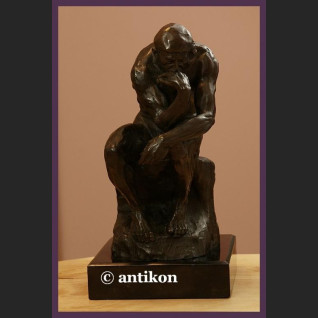 Słynna rzeźba prawdziwy brąz A. Rodin Myśliciel duża figura