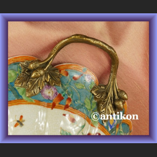 Olśniewająca misa na owoce patera z brązem