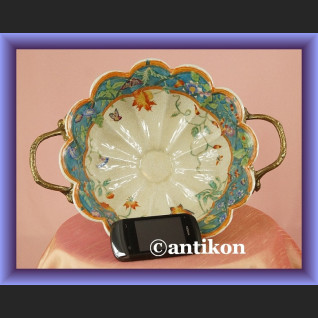 Olśniewająca misa na owoce patera z brązem