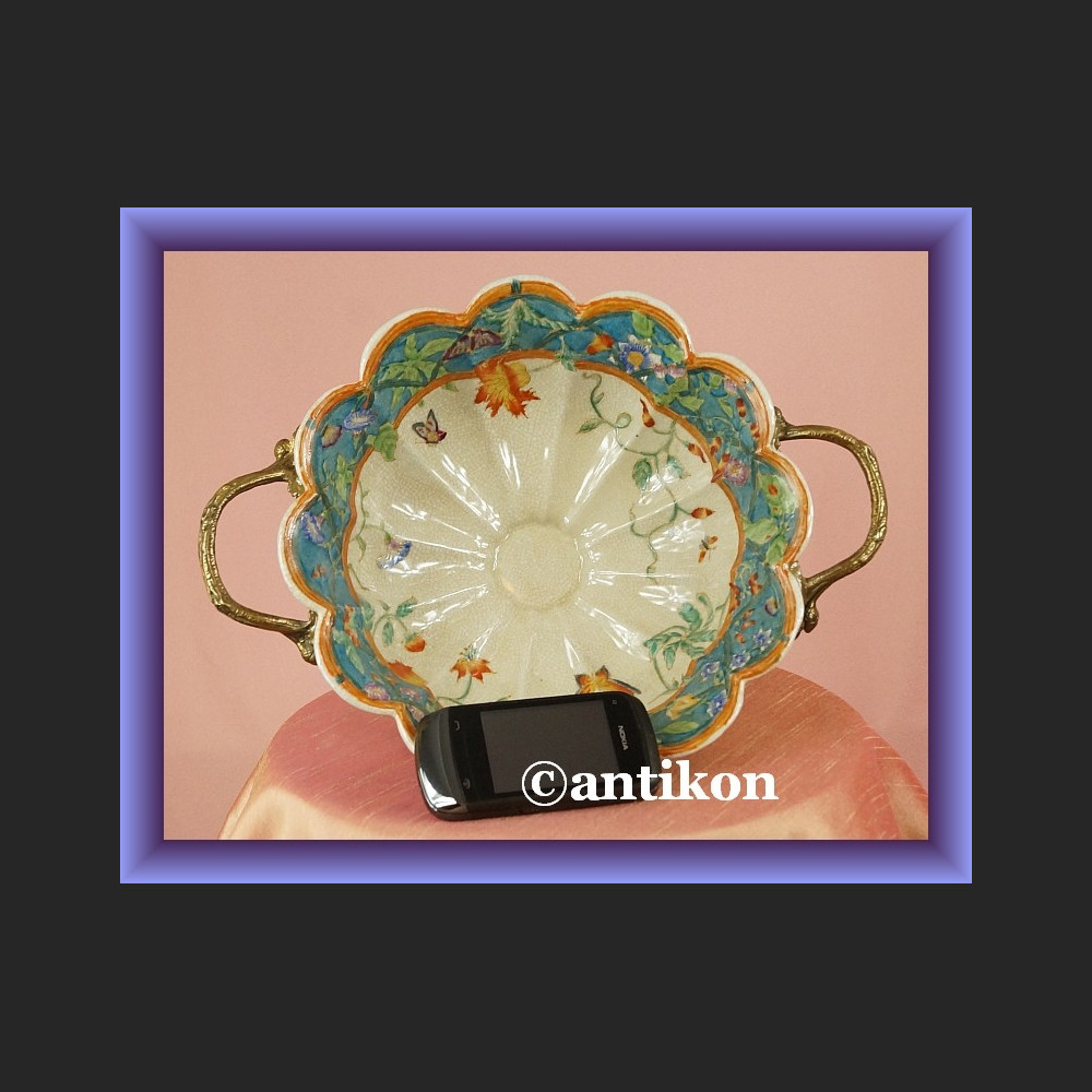 Olśniewająca misa na owoce patera z brązem