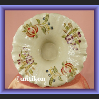 Cudna patera duża misa okuta w brąz owocarka