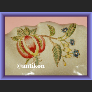 Cudna patera duża misa okuta w brąz owocarka