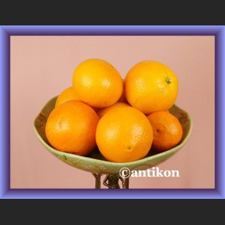 Wysoka secesyjna patera z kobietą piękna procelana