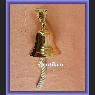 Znakomity mały mosiężny dzwon na jacht, do domu