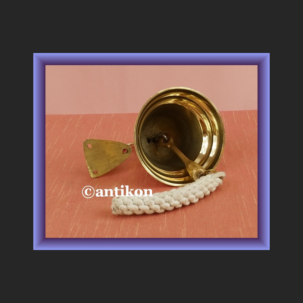 Znakomity mały mosiężny dzwon na jacht, do domu