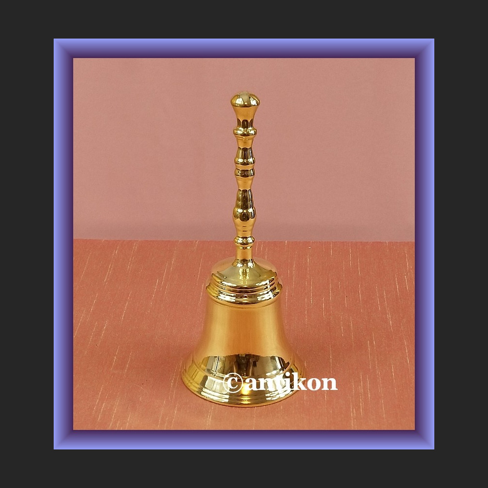 Dzwonek stołowy piękny mosiądz dzwon z rączką