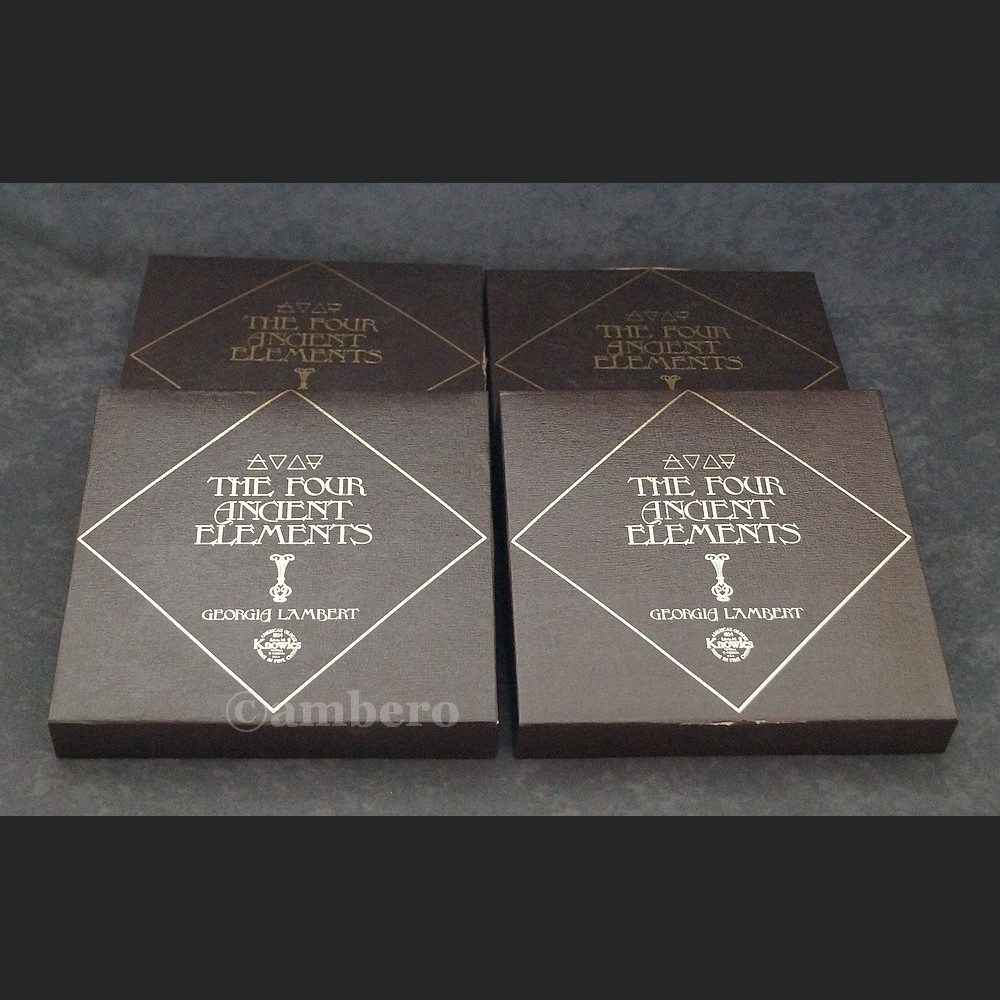 Cztery starożytne żywioły talerze kolekcjonerskie piękna kolekcja