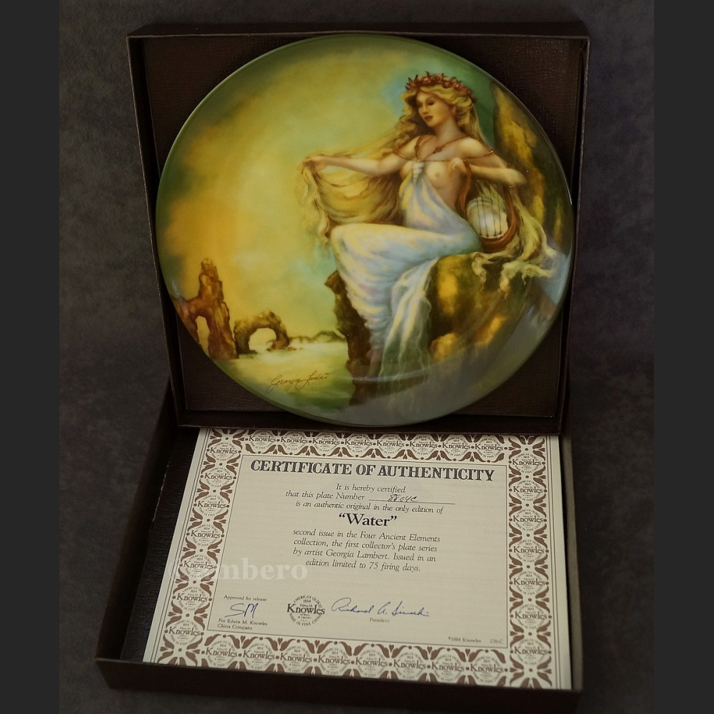 Cztery starożytne żywioły talerze kolekcjonerskie piękna kolekcja