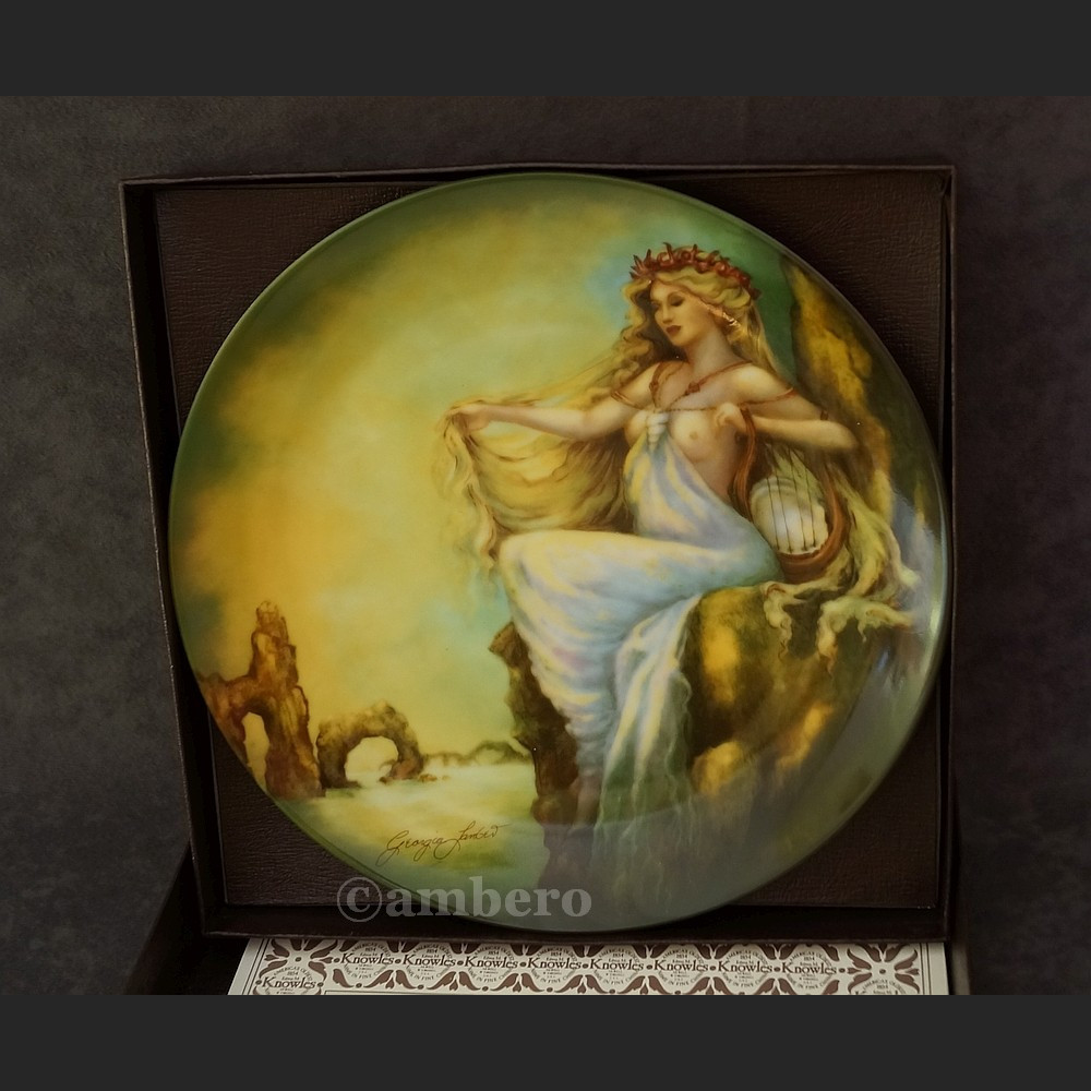 Cztery starożytne żywioły talerze kolekcjonerskie piękna kolekcja