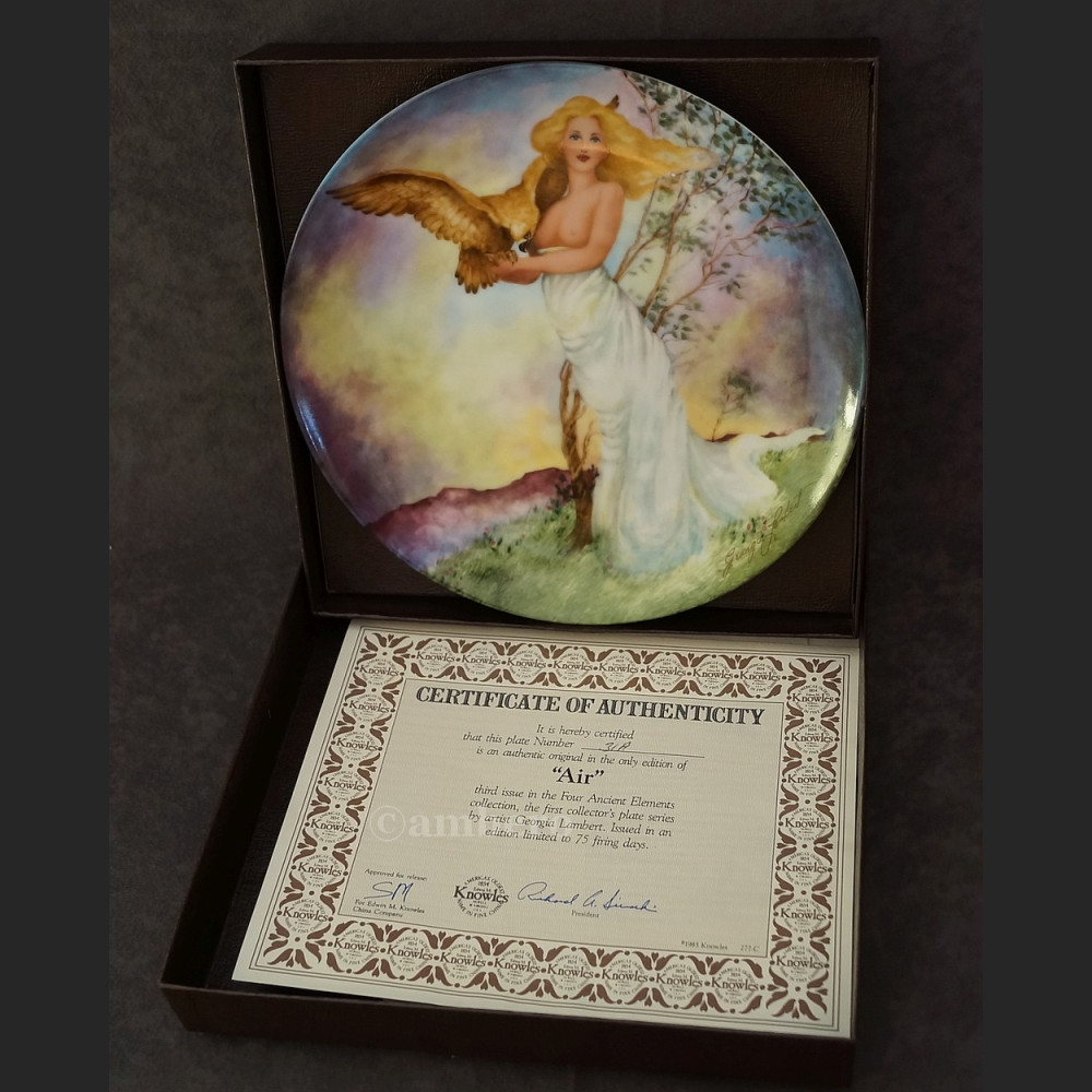 Cztery starożytne żywioły talerze kolekcjonerskie piękna kolekcja