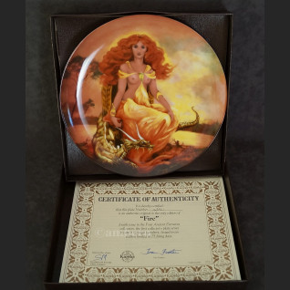 Cztery starożytne żywioły talerze kolekcjonerskie piękna kolekcja