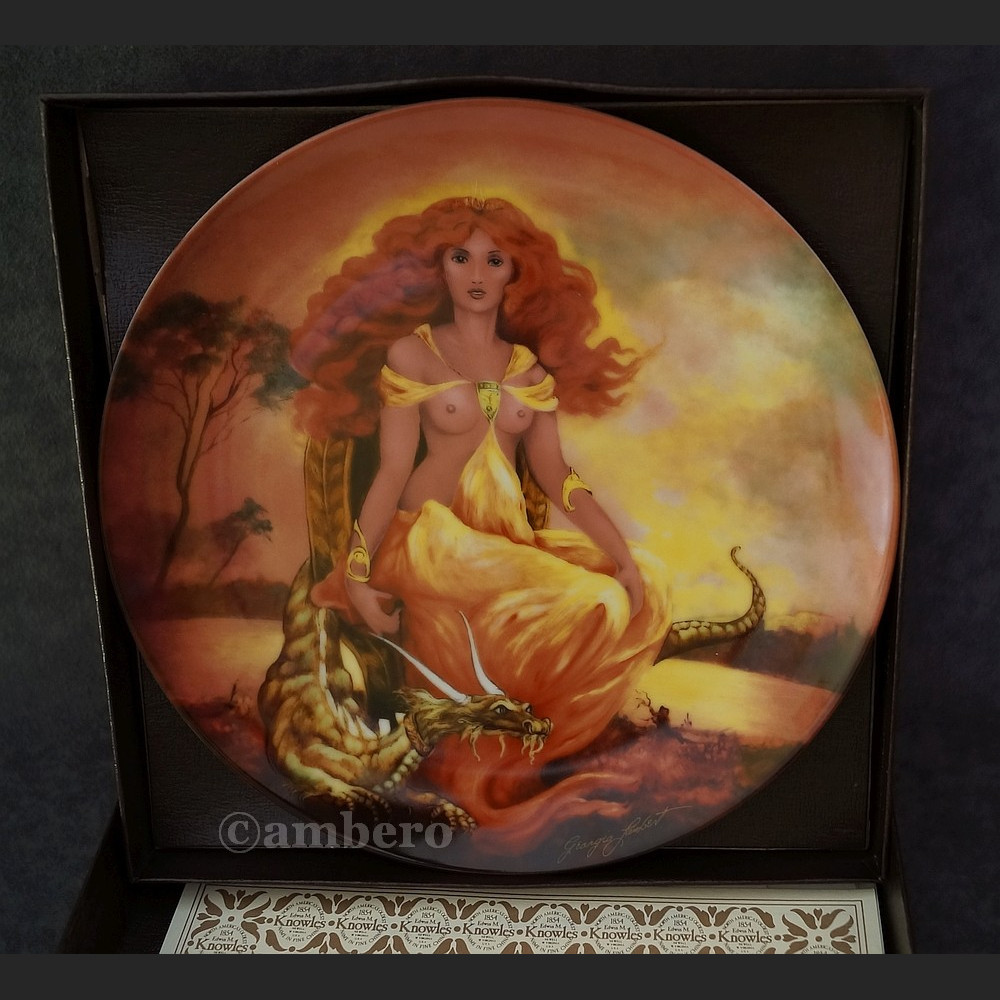 Cztery starożytne żywioły talerze kolekcjonerskie piękna kolekcja