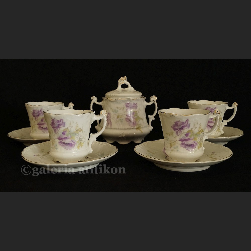 Filiżanka i spodek Śląsk Carl Tielsch Altwasser Silesia