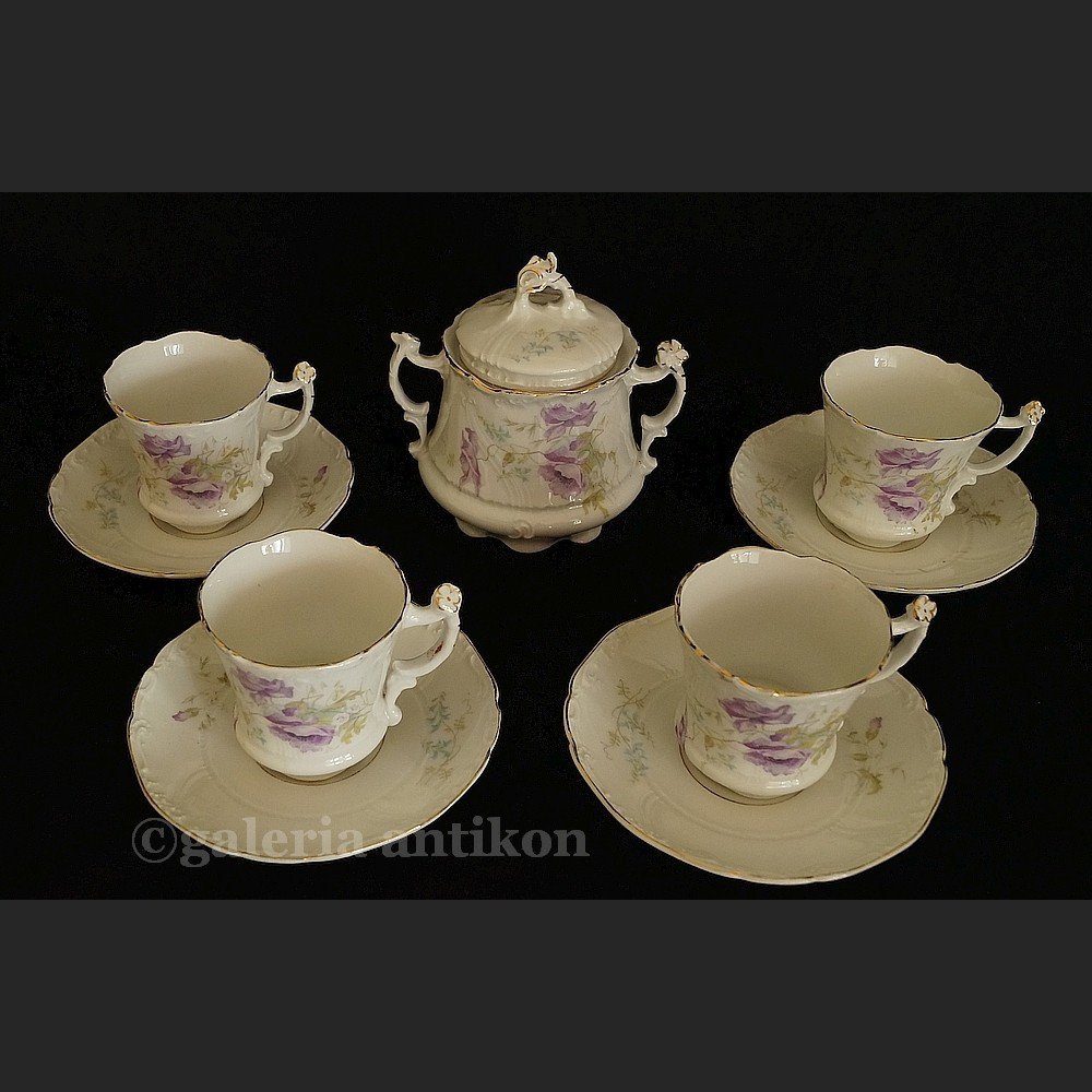 Filiżanka i spodek Śląsk Carl Tielsch Altwasser Silesia