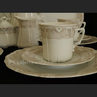 Serwis kawowy na 6 osób Hutschenreuther Tirschenreuth model Baronesse Jacqueline niezwykle elegancki Serwis kawowy na 6 osób Hutschenreuther Tirschenreuth model Baronesse Jacqueline niezwykle elegancki