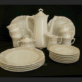 Serwis kawowy na 6 osób Hutschenreuther Tirschenreuth model Baronesse Jacqueline niezwykle elegancki Serwis kawowy na 6 osób Hutschenreuther Tirschenreuth model Baronesse Jacqueline niezwykle elegancki