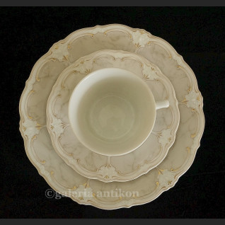 Serwis kawowy na 6 osób Hutschenreuther Tirschenreuth model Baronesse Jacqueline niezwykle elegancki Serwis kawowy na 6 osób Hutschenreuther Tirschenreuth model Baronesse Jacqueline niezwykle elegancki