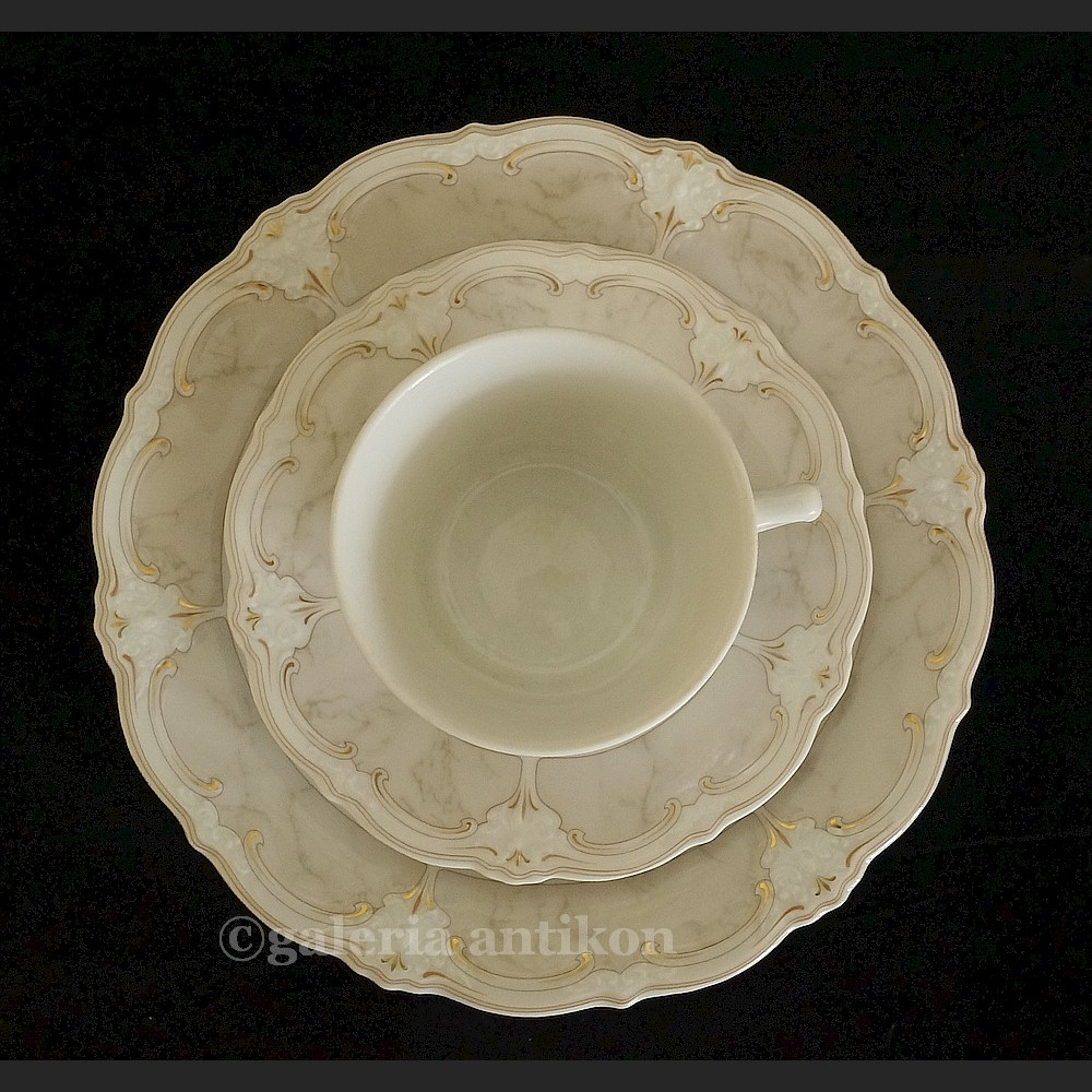 Serwis kawowy na 6 osób Hutschenreuther Tirschenreuth model Baronesse Jacqueline niezwykle elegancki Serwis kawowy na 6 osób Hutschenreuther Tirschenreuth model Baronesse Jacqueline niezwykle elegancki