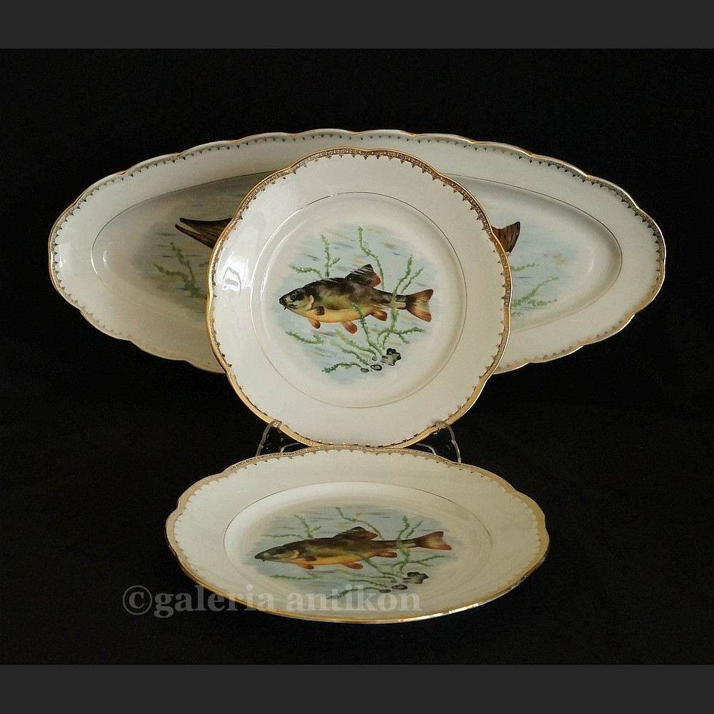 Serwis do ryb francuski na 12 osób 