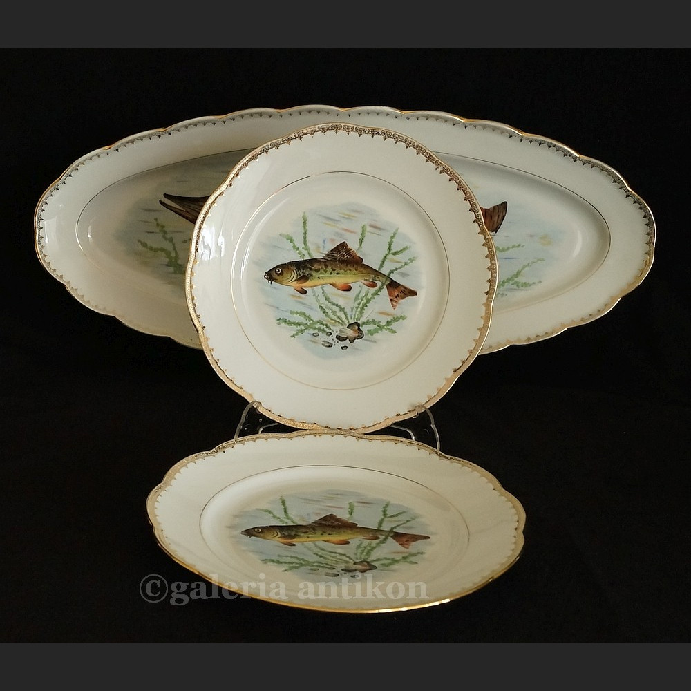 Serwis do ryb francuski na 12 osób 