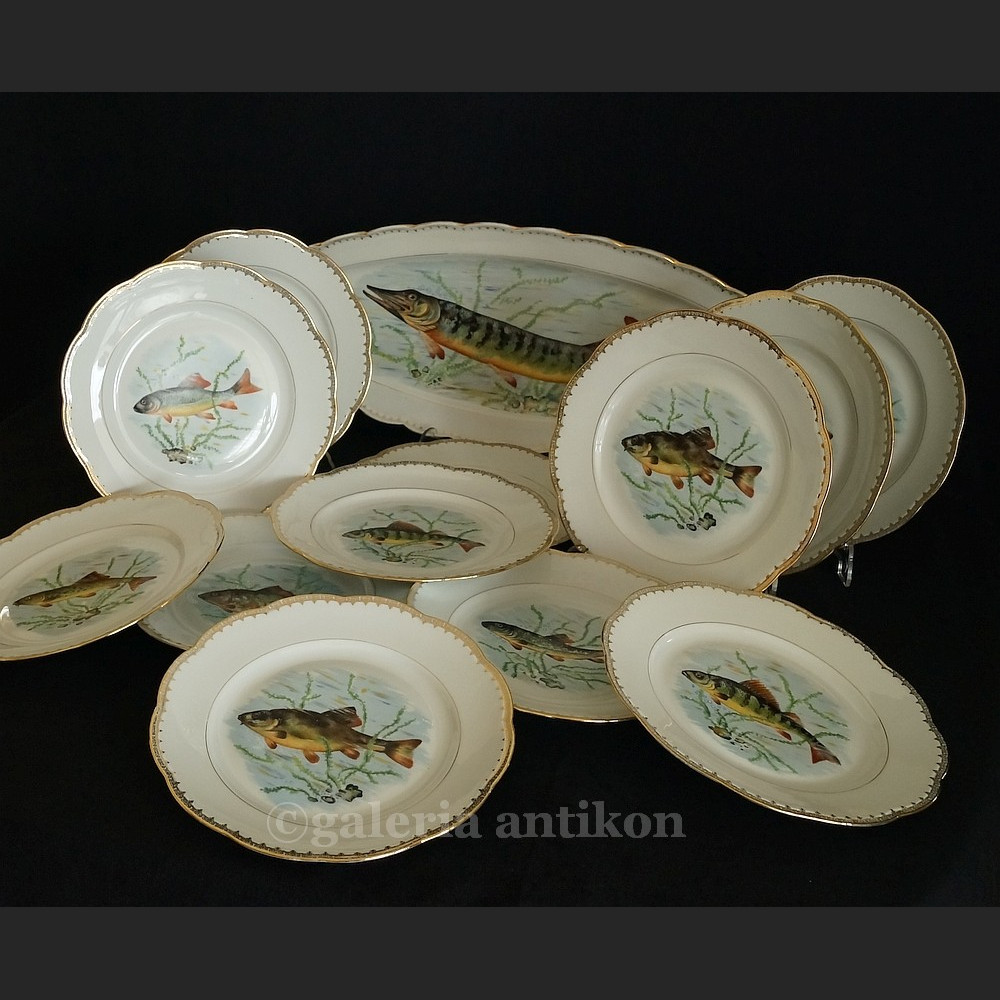 Serwis do ryb francuski na 12 osób 