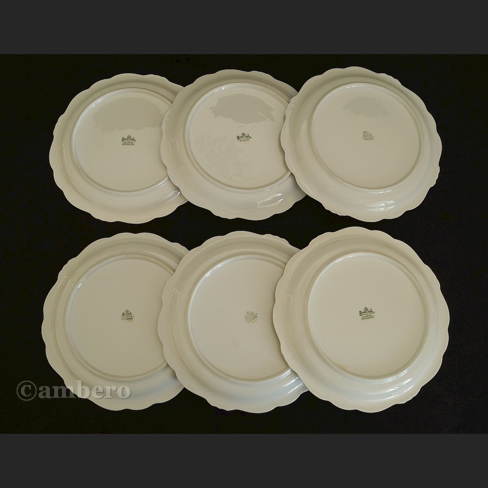 Talerze z owocami Rosenthal Pompadour ok. 1928 r. Talerze z owocami Rosenthal Pompadour ok. 1928 r.