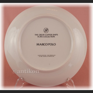 Żaglowce Franklin Mint talerze kolekcjonerskie 12 sztuk