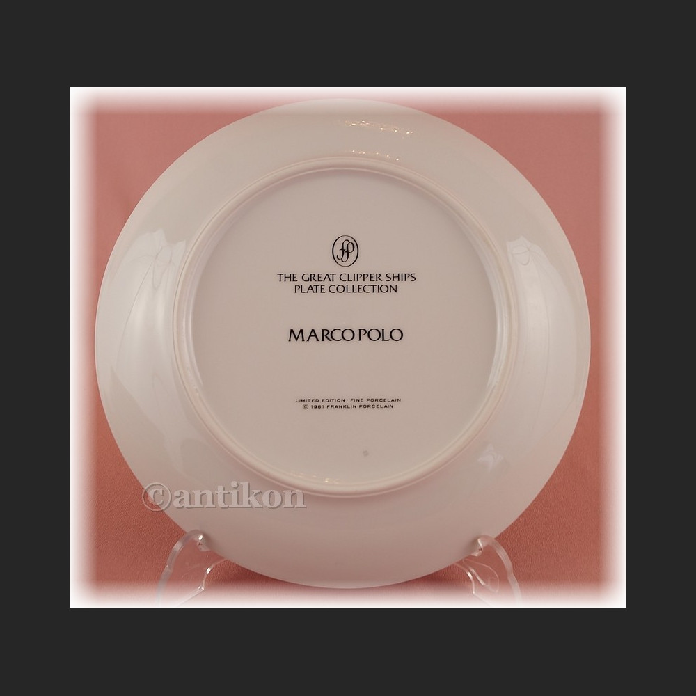 Żaglowce Franklin Mint talerze kolekcjonerskie 12 sztuk