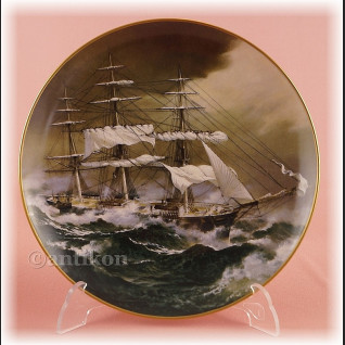 Żaglowce Franklin Mint talerze kolekcjonerskie 12 sztuk