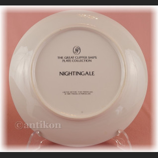 Żaglowce Franklin Mint talerze kolekcjonerskie 12 sztuk