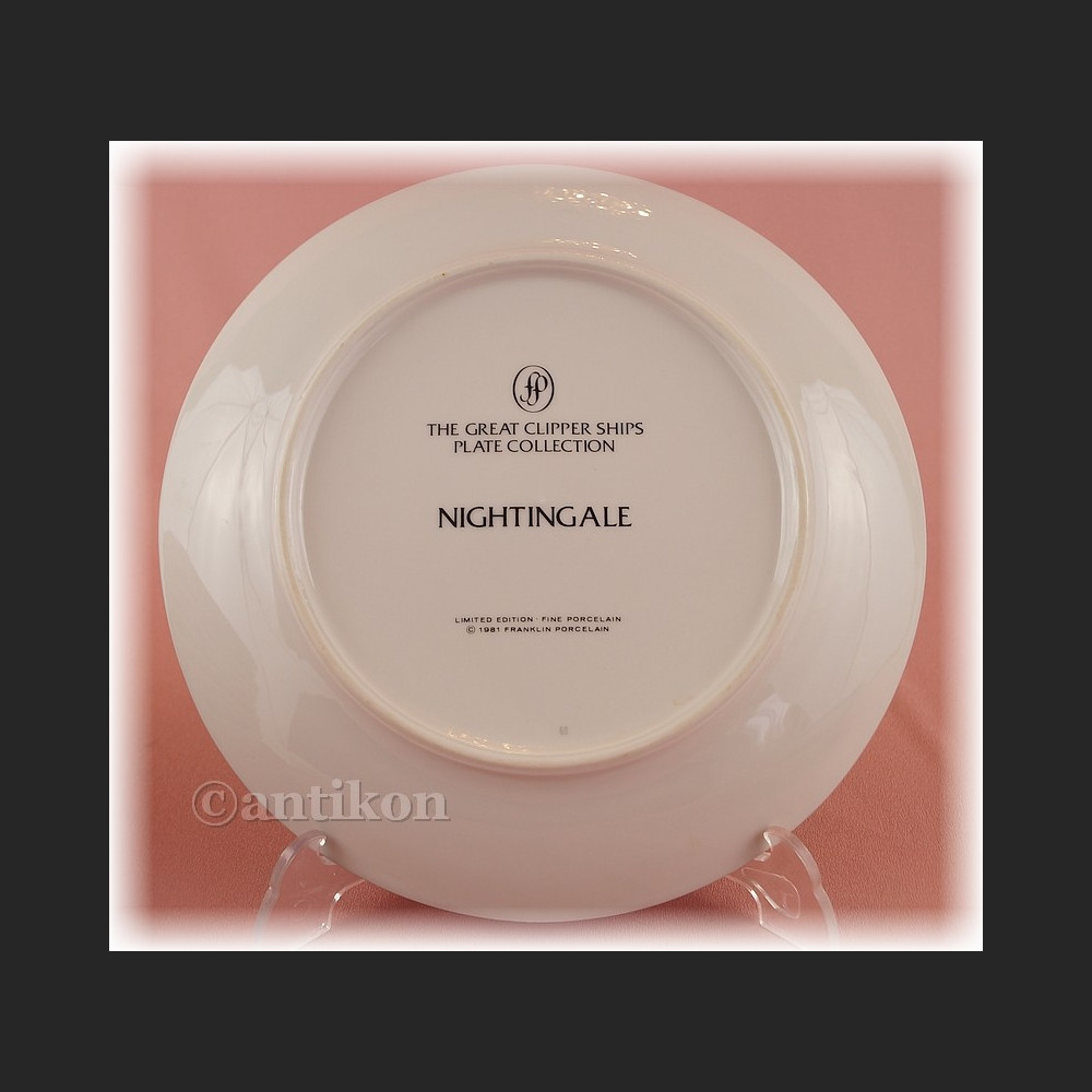 Żaglowce Franklin Mint talerze kolekcjonerskie 12 sztuk