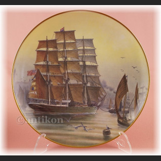 Żaglowce Franklin Mint talerze kolekcjonerskie 12 sztuk
