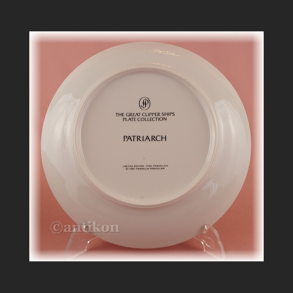 Żaglowce Franklin Mint talerze kolekcjonerskie 12 sztuk