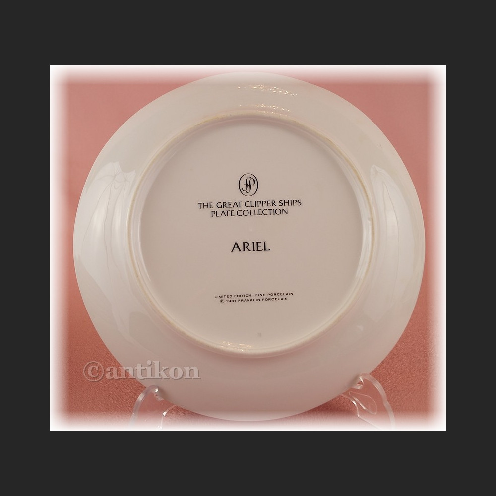 Żaglowce Franklin Mint talerze kolekcjonerskie 12 sztuk